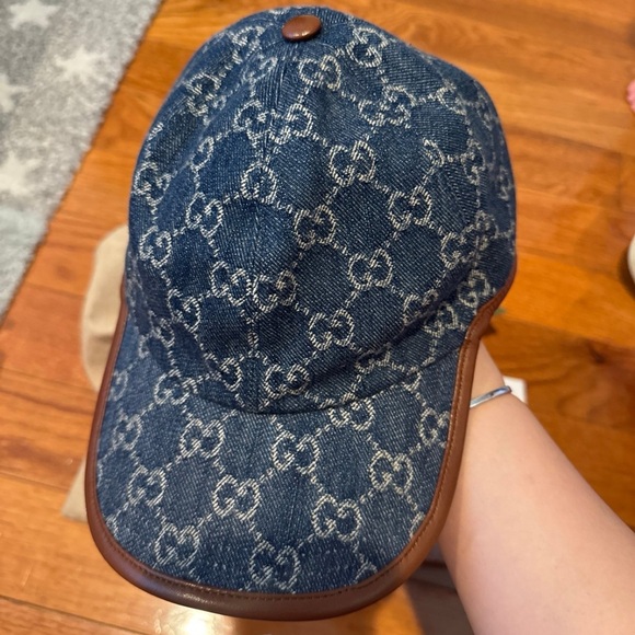 gucci denim baseball hat - Picture 6 of 9